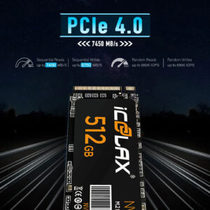 ICOOLAX  NVME 4.0 512GB PCIE 4.0 SSD