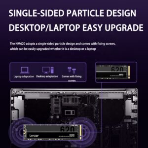 Lexar LNM620 Internal SSD M.2 PCIe NVME 512GB