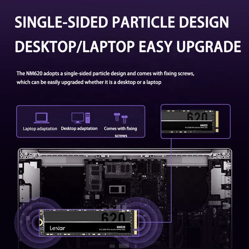 lexar lnm620 internal ssd m.2 pcie nvme 512gb