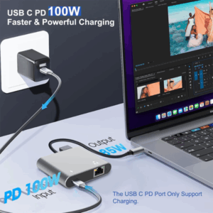 Xput 2 in 1 Type-C to RJ45 Adapter