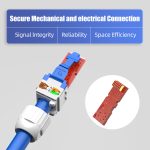 hyconnect hrj p88 a lm c5e tool free rj45 connector