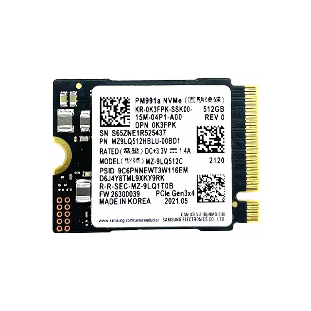 Western Digital PC SN740 512GB PCIe 4.0 NVME 2230 SSD western digital pc sn740 512gb pcie 4.0 nvme 2230 ssd