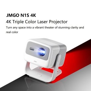 JMGO N1S 4K Laser Projector Tri-color Laser 1200CVIA, Android TV 11