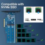 jeyi dual m.2 nvme pcie 4.0 expansion adapter card