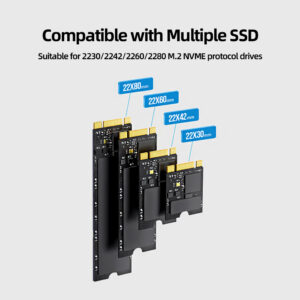 JEYI Dual M.2 NVMe PCIe 4.0 Expansion Adapter Card