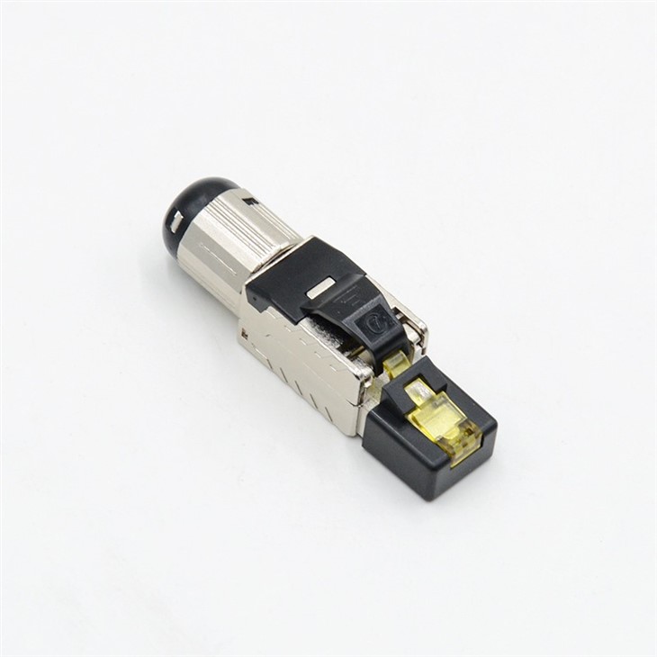HY Connect HRJ-P88F-C-7 Shielded RJ45 Modular plug hy connect hrj p88f c 7 shielded rj45 modular plug
