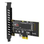 jeyi m.2 nvme to pcie 4.0 x1 adapter card