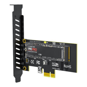 JEYI M.2 NVMe to PCIe 4.0 x1 Adapter Card