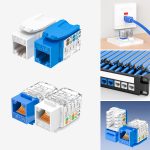 hy connect hkj 904 c6 rj45 female keystone jack