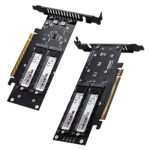 jeyi 4x m.2 nvme to pcie 4.0/3.0 x16 adapter card