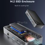 orico m2p7 bk ep m.2 ssd enclosure docking station