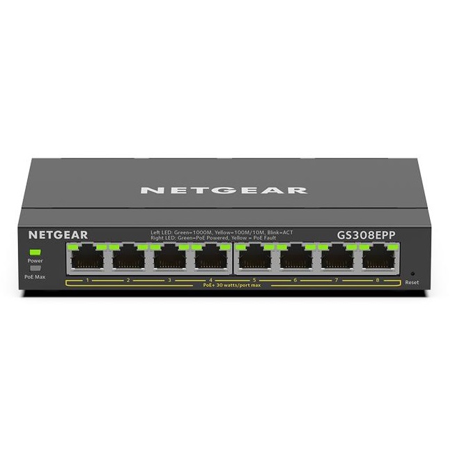 Netgear MS108EUP Easy Smart Managed Switch netgear ms108eup easy smart managed switch