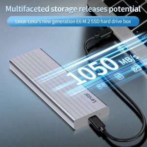 Lexar E6 M.2 NVME SSD Enclosure