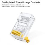 hy connect hrj 88 3p c6 pass through rj45 connector