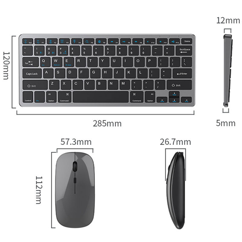 mini pc wireless keyboard and mouse combo