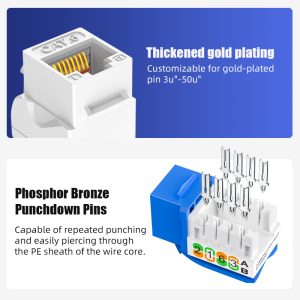 HY Connect HKJ-904-C6 RJ45 Female Keystone Jack