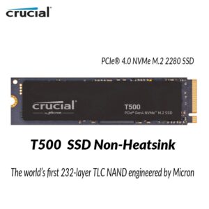 Crucial T500 1TB PCIe Gen4 NVMe M.2 SSD
