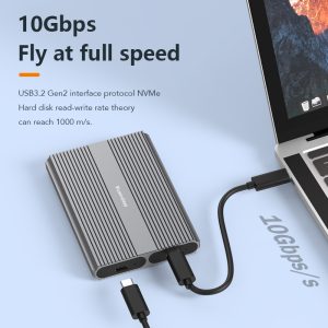 Blueendless Dual Bay M.2 NVME SATA SSD Enclosure