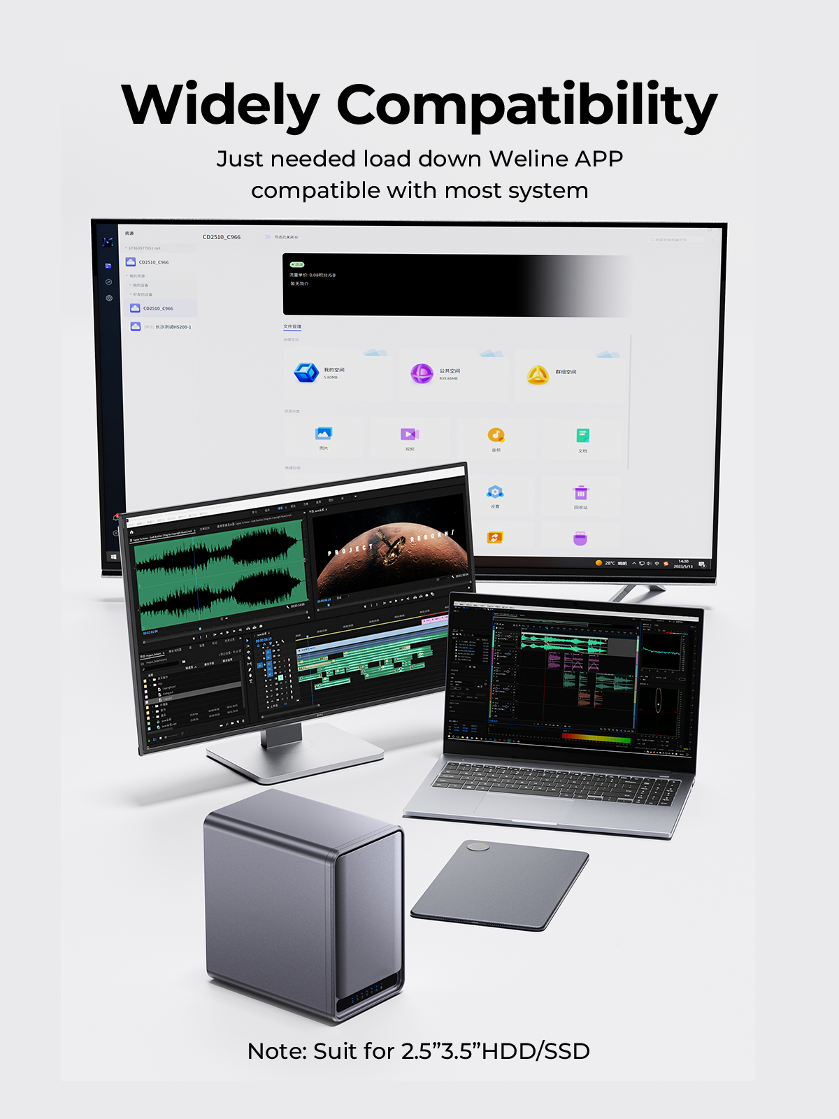 orico ts500 nas metacube pro (5 bay) private cloud storage