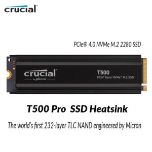 Crucial T500 1TB PCIe Gen4 NVMe M.2 SSD