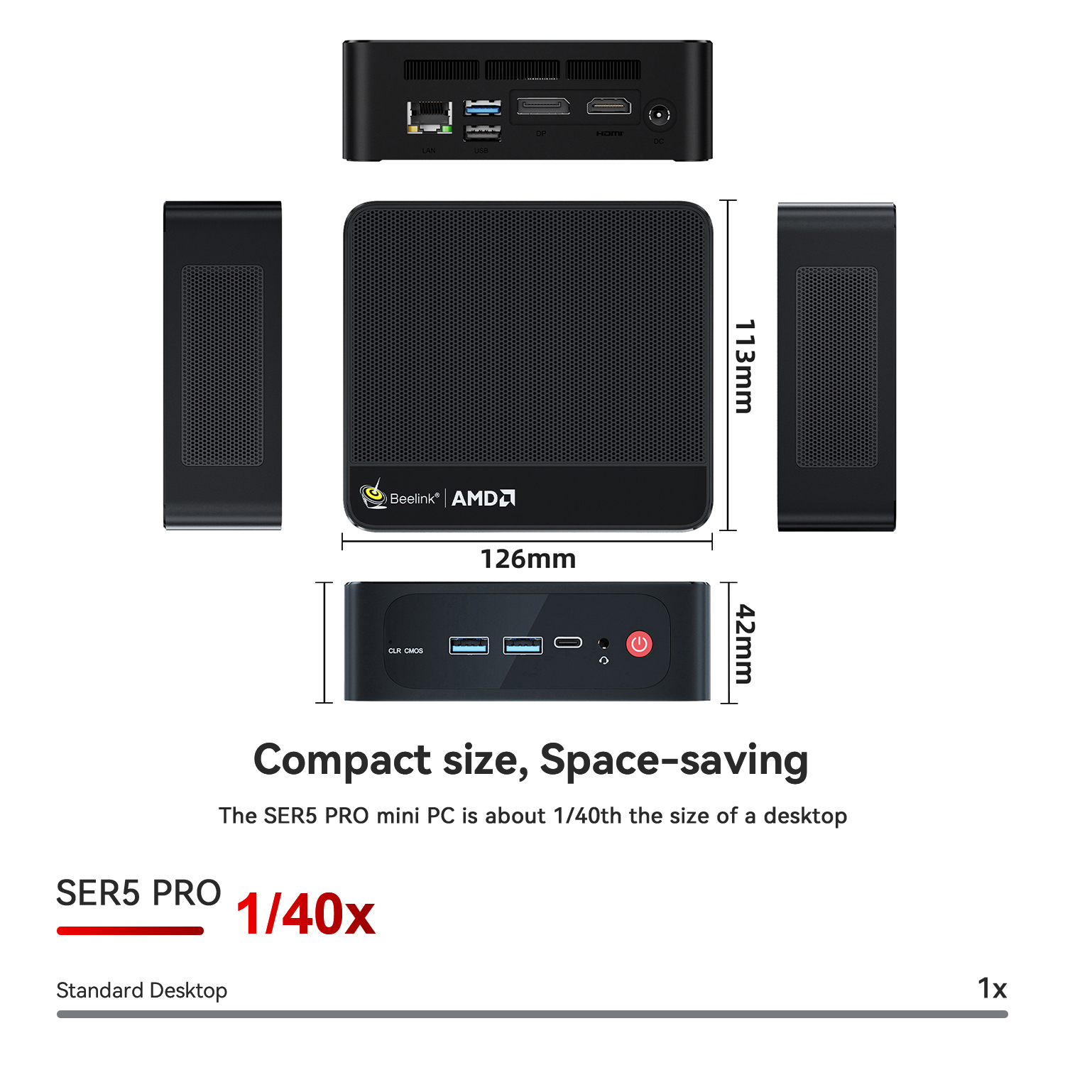beelink ser5 pro r7 5825u mini pc