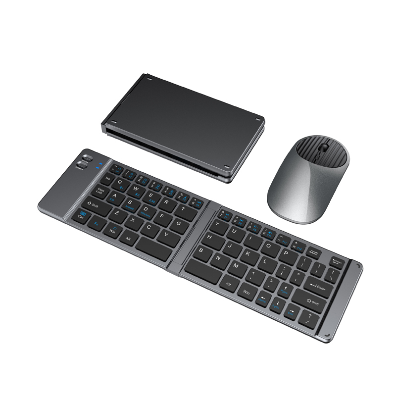 jomaa ks018 foldable wireless keyboard & mouse combo