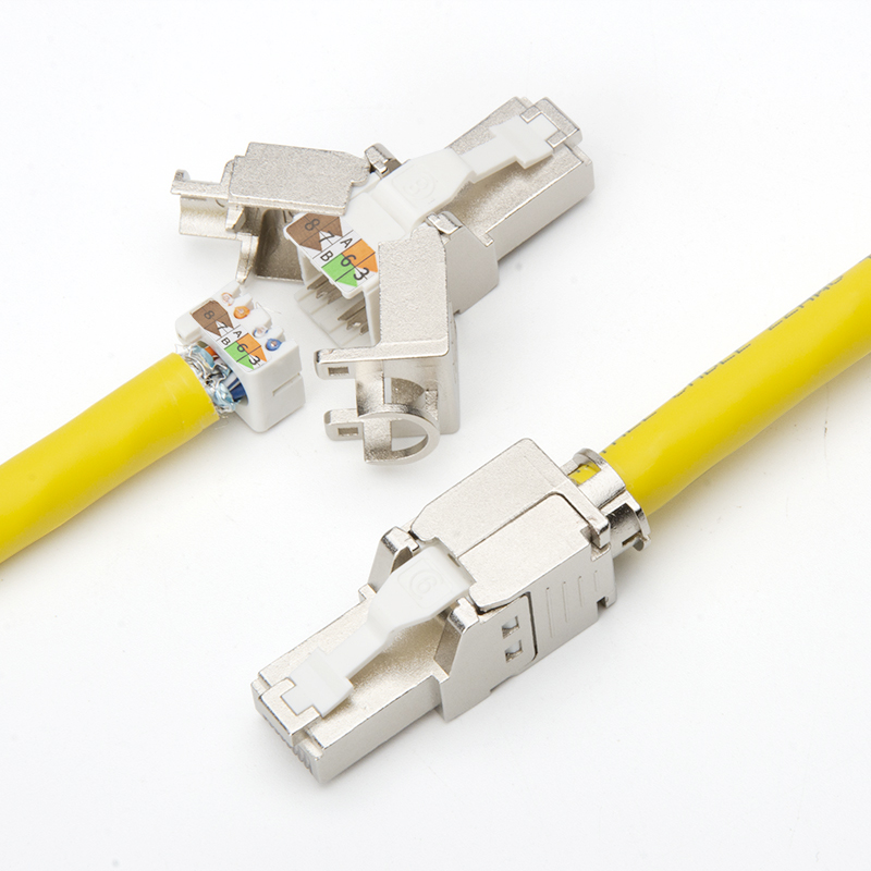 HY Connect HRJ-P88F-A-RJ45 FTP toolless modular plug hy connect hrj p88f a rj45 ftp toolless modular plug