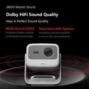 JMGO N1S 4K Laser Projector Tri-color Laser 1200CVIA, Android TV 11