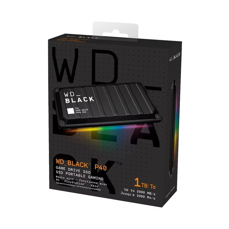 Western Digital WD BLACK P40 Game Drive SSD western digital wd black p40 game drive ssd