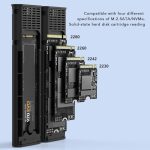 blueendless dual bay 10gbps usb3.1 m.2 nvme pcie sata ngff sdd