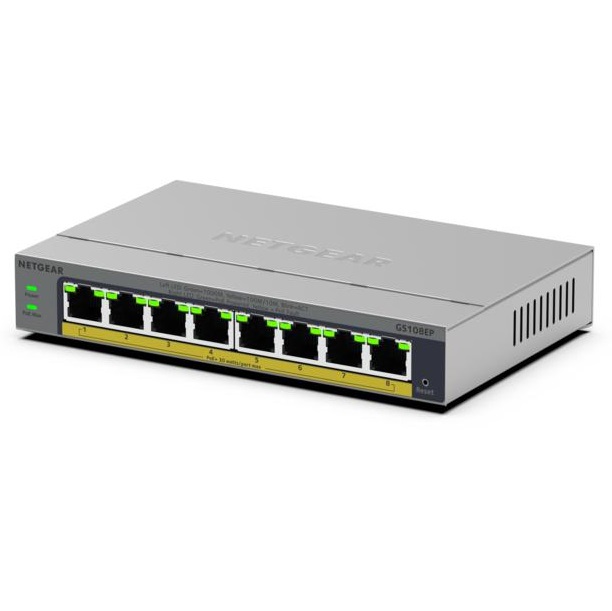 netgear gs108epp easy smart poe+ switch