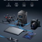 grecell 240w 12000mah mini outdoor portable lifepo4 portable power station