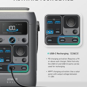 Anker SOLIX C300 DC Power Bank Station 288Wh