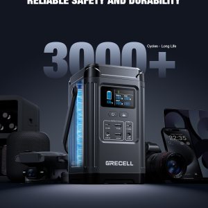 Grecell 240W 12000mAh Mini Outdoor Portable Lifepo4 portable power station