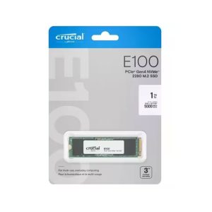 Crucial E100 1TB PCIe 4.0 Gen4 2280 NVMe M.2 SSD