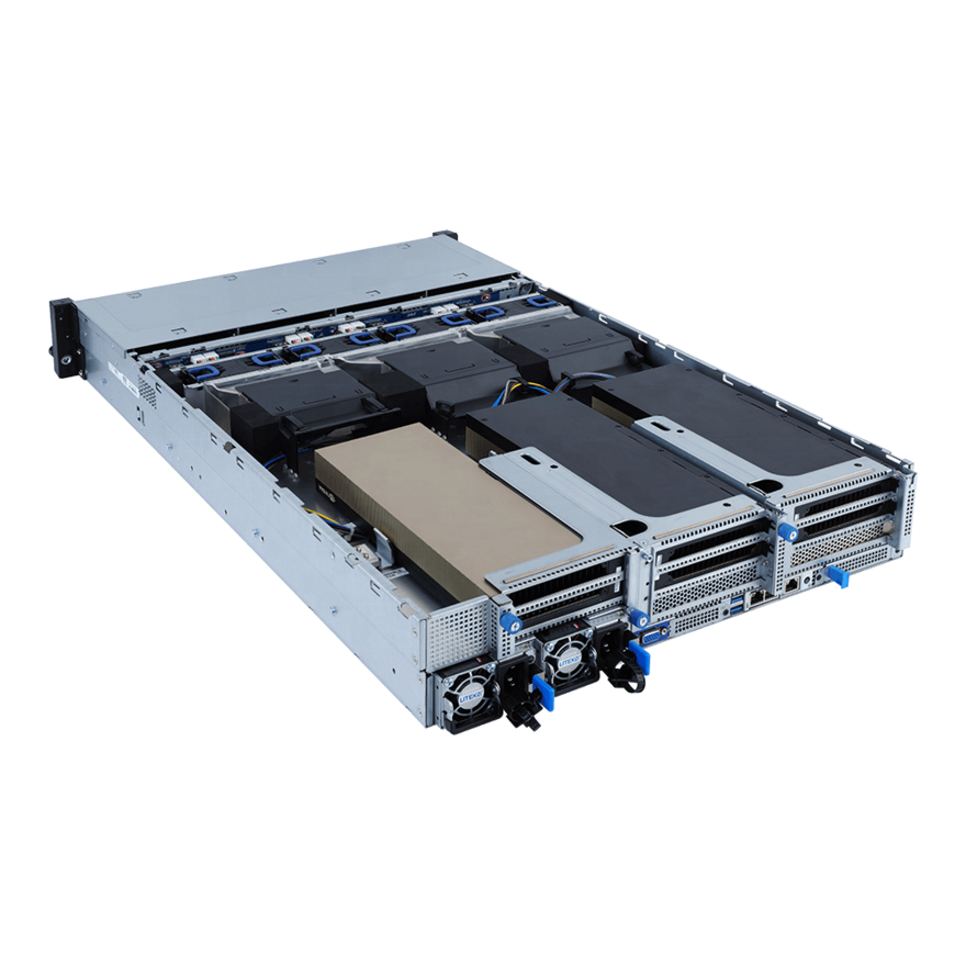 gigabyte r282 z93 2u amd epyc 12x sas bays dual port ethernet 1000w psus