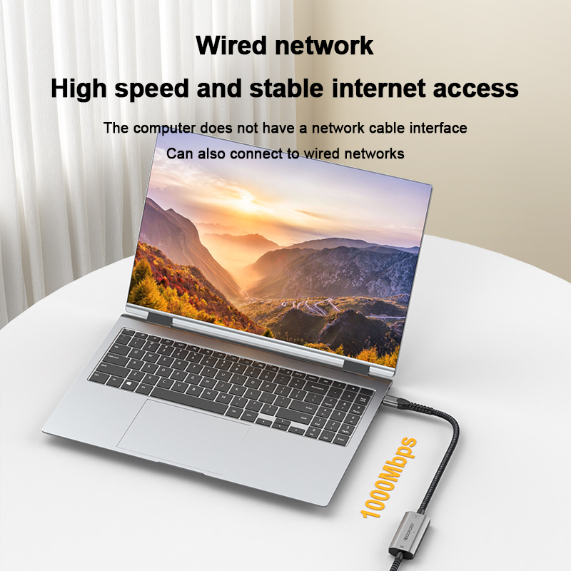 1000mbps usb c to rj45 gigabit lan network adapter type c to ethernet cable