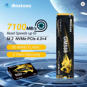 BESTOSS Gen4 NVMe SSD – Ultra-Fast M.2 PCIe 4.0 Solid State Drive