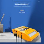 20w portable mini solar power system for home electricity generating and led indoor lighting kits