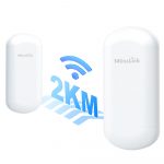 mosslink 1 2km 5.8ghz outdoor wireless bridge
