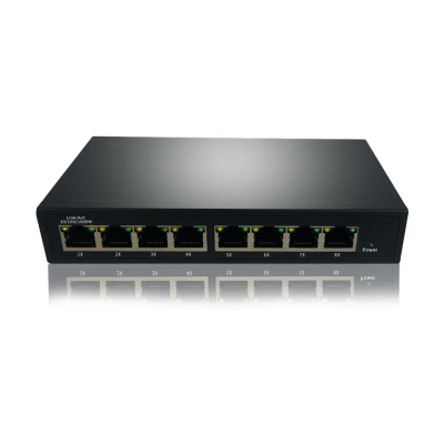 gxcom ts8108p 8 port gigabit 24v passive poe switch