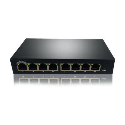gxcom ts8108p 8 port gigabit 24v passive poe switch