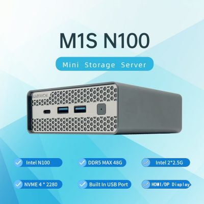 maiyunda m1s n100 mini nas storage server