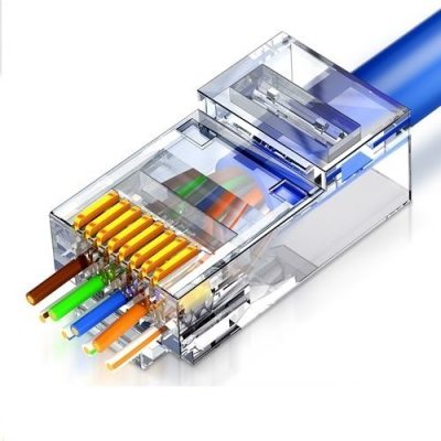 hy connect hrj 88 3p c6 pass through rj45 connector