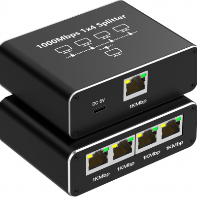 1000mbps 1 to 3 gigabit ethernet splitter 1000mbps
